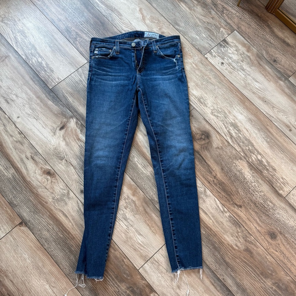 AG Adriano Goldschmied Blue Skinny Jeans